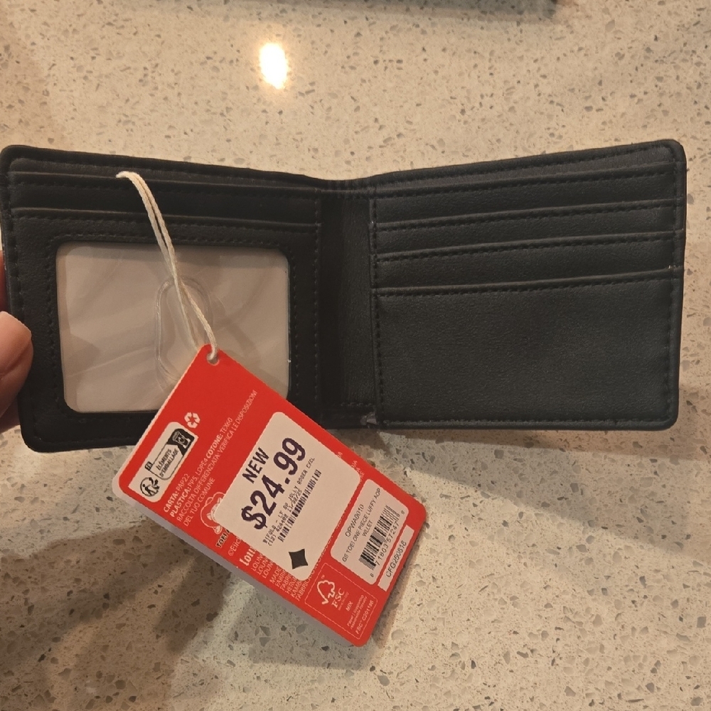 Loungefly Black and Gray One Piece Wallet - Picture 3 of 3